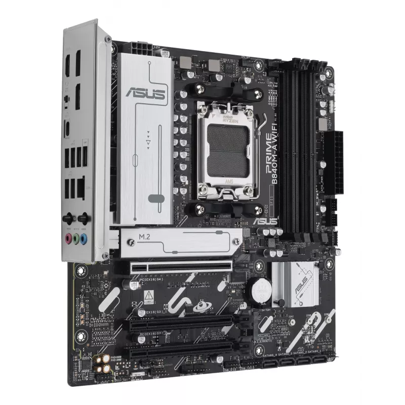 Motininė plokštė ASUS PRIME B840M-A WIFI AMD B840 lizdas AM5 micro ATX