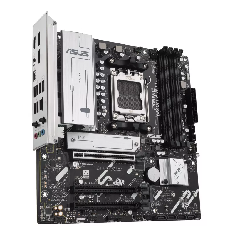 Motininė plokštė ASUS PRIME B840M-A WIFI AMD B840 lizdas AM5 micro ATX