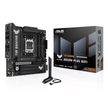 ASUS TUF GAMING B850M-PLUS WIFI pagrindinė plokštė AMD B850 Socket AM5 micro ATX