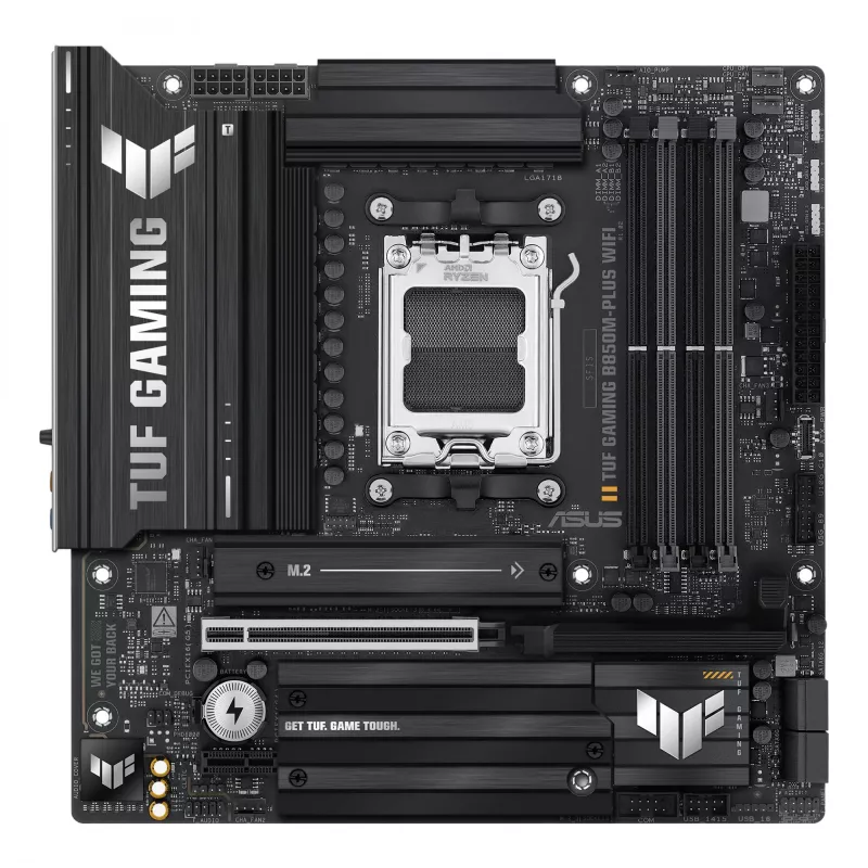 ASUS TUF GAMING B850M-PLUS WIFI pagrindinė plokštė AMD B850 Socket AM5 micro ATX