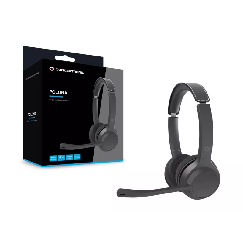 Conceptronic POLONA04B Bluetooth stereo ausinės su mikrofonu