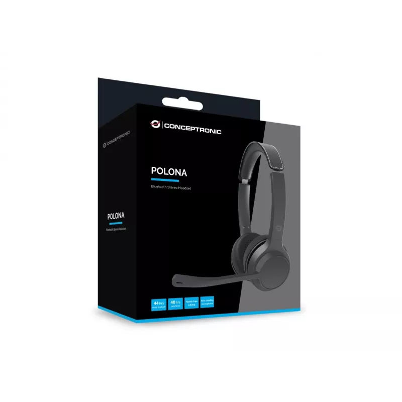 Conceptronic POLONA04B Bluetooth stereo ausinės su mikrofonu