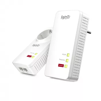 Powerline FRITZ 1260E WLAN rinkinys 1200 Mbit/s Ethernet LAN Wi-Fi Baltas