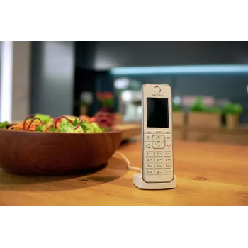 Fon FRITZ C6 DECT belaidis telefono ragelis garsiakalbis 300 įrašų Skambučio ID Baltas