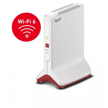 Wi-Fi 6 kartotuvas FRITZ 6000 raudonas, baltas