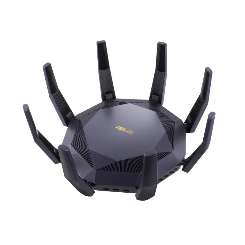 ASUS RT-AX89X AX6000 belaidis maršrutizatorius su „AiMesh“ technologija, Ethernet, dviejų juostų (2,4 GHz / 5 GHz), juodas