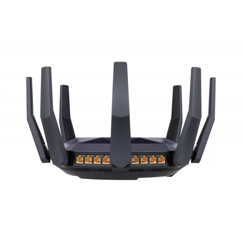 ASUS RT-AX89X AX6000 belaidis maršrutizatorius su „AiMesh“ technologija, Ethernet, dviejų juostų (2,4 GHz / 5 GHz), juodas