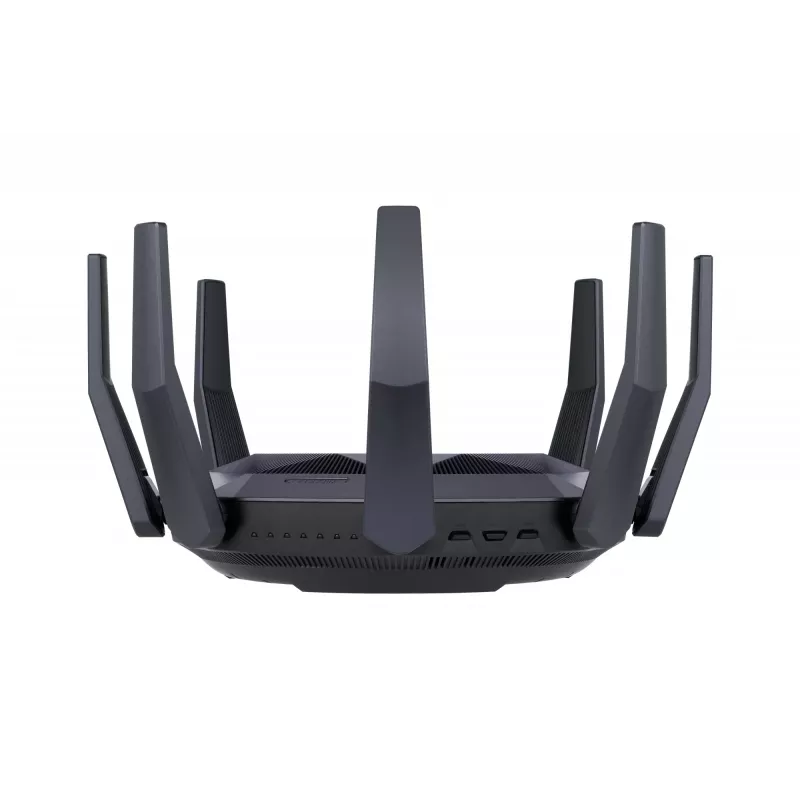 ASUS RT-AX89X AX6000 belaidis maršrutizatorius su „AiMesh“ technologija, Ethernet, dviejų juostų (2,4 GHz / 5 GHz), juodas
