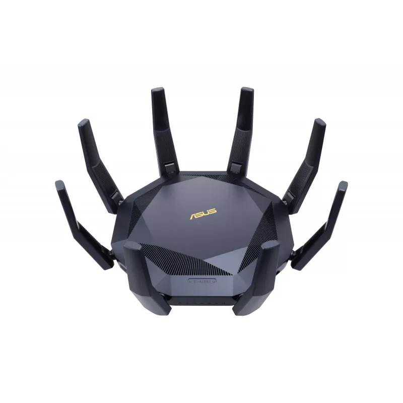 ASUS RT-AX89X AX6000 belaidis maršrutizatorius su „AiMesh“ technologija, Ethernet, dviejų juostų (2,4 GHz / 5 GHz), juodas