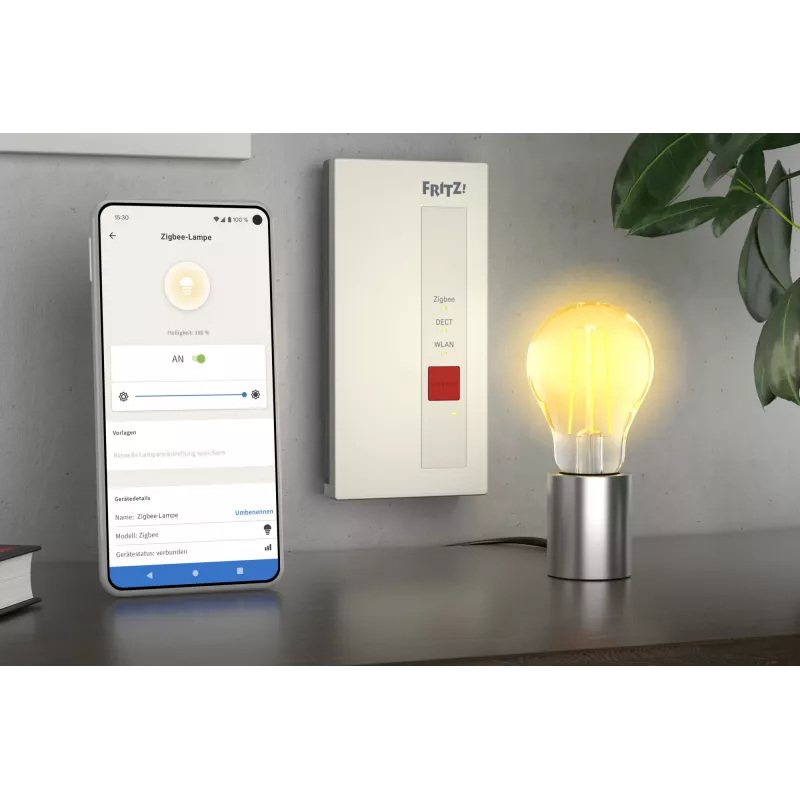 FRITZ!DECT Smart Gateway belaidis baltas Gigabit Ethernet 128-bit AES