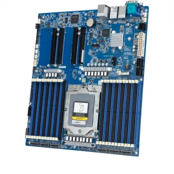 Motininė plokštė GIGABYTE MZ33-AR0 Extended ATX, skirta AMD EPYC 9004, lizdas SP5, 24× DDR5 DIMM, 4× PCIe 5.0 x16, 2× RJ-45