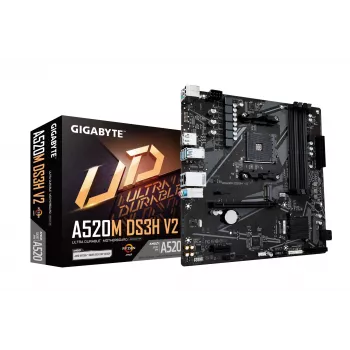 GIGABYTE A520M DS3H V2 pagrindinė plokštė
