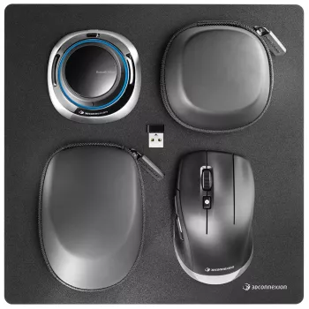 3Dconnexion SpaceMouse Wireless Kit 2 belaidė 3D pelė RF + Bluetooth + USB Type-A (atidaryta pakuotė)