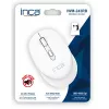 INCA Wireless Mouse IWM-243RB Candy Design – belaidė 2,4 GHz pelė, 1600 DPI, balta