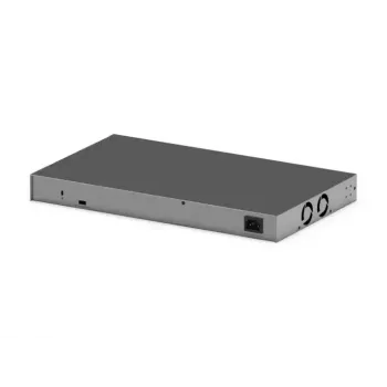 Valdomas Gigabit PoE jungiklis Netgear GS728TXUP — 24 × 10/100/1000 RJ-45, 128 Gbit/s, 1U, montuojamas į stelažą