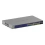 Valdomas Gigabit PoE jungiklis Netgear GS728TXUP — 24 × 10/100/1000 RJ-45, 128 Gbit/s, 1U, montuojamas į stelažą