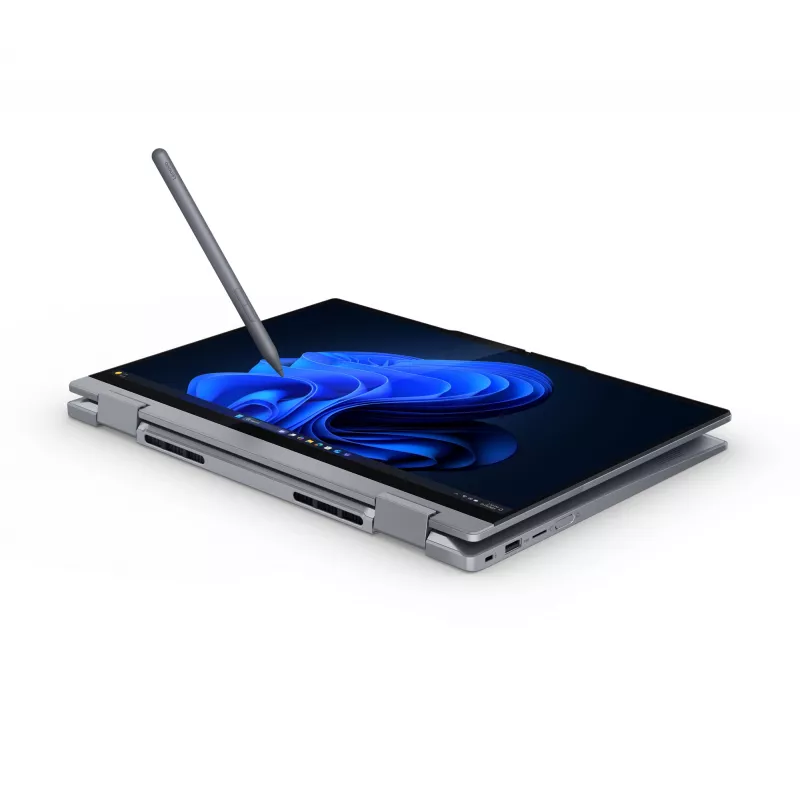 Hibridinis 2-in-1 nešiojamas kompiuteris Lenovo ThinkBook 14 G5 IAU — Intel Core Ultra 5 225U, 14 colių WUXGA lietimui jautrus ekranas, 16 GB DDR5, 512 GB SSD, Windows 11 Pro, pilka