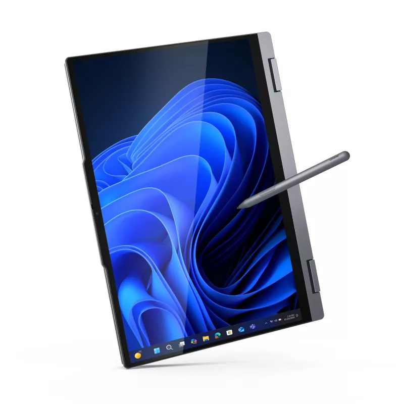 Hibridinis 2-in-1 nešiojamas kompiuteris Lenovo ThinkBook 14 G5 IAU — Intel Core Ultra 5 225U, 14 colių WUXGA lietimui jautrus ekranas, 16 GB DDR5, 512 GB SSD, Windows 11 Pro, pilka