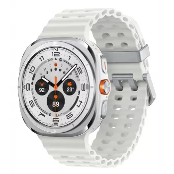 Samsung Galaxy Watch Ultra 3.81 cm (1.5 colio) AMOLED 47 mm Skaitmeninis 480 x 480 pikselių Liečiamas ekranas 4G Baltas Wi-Fi GPS (palydovas)