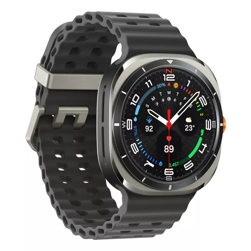 Samsung Galaxy Watch Ultra 3.81 cm (1.5 colio) AMOLED 47 mm Skaitmeninis 480 x 480 pikselių Liečiamas ekranas 4G Sidabrinis Wi-Fi GPS (palydovas)