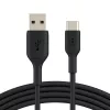 BELKIN USB-A į USB-C laidas 2 m juodas CAB001BT2MBK