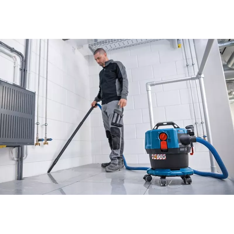 Bosch GAS 18V-12 MC Professional 12 L cilindrinis sausas ir šlapias kombinuotas dulkių siurblys