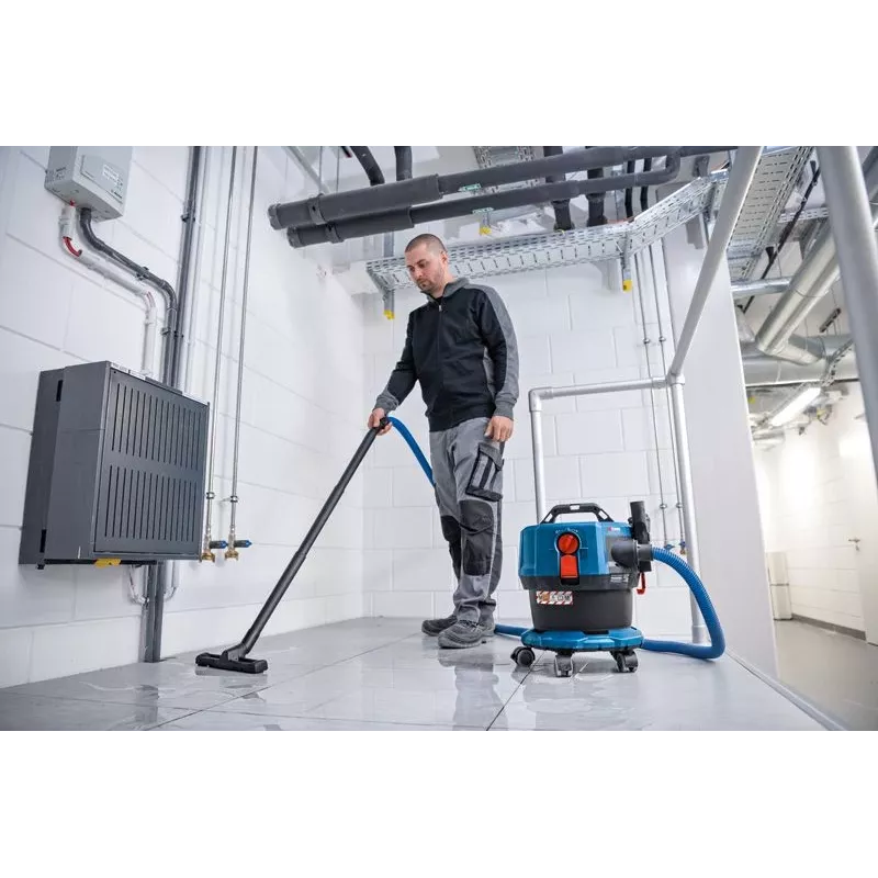 Bosch GAS 18V-12 MC Professional 12 L cilindrinis sausas ir šlapias kombinuotas dulkių siurblys