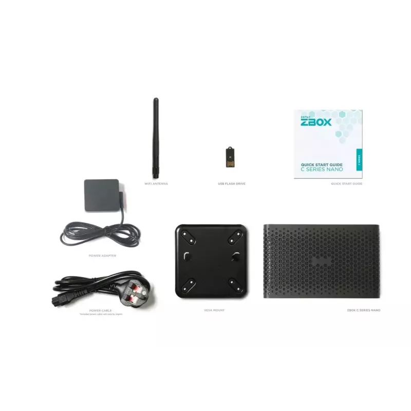 DARBINĖ STOTIS (Barebone) Zotac ZBOX CI669 NANO i7-1355U 64GB SSD HDD