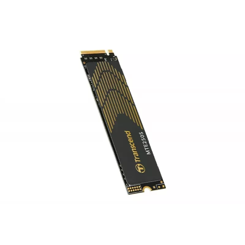 Transcend MTE250S 2 TB M.2 2280 NVMe SSD diskas, PCIe 4.0 x4, su radiatoriumi