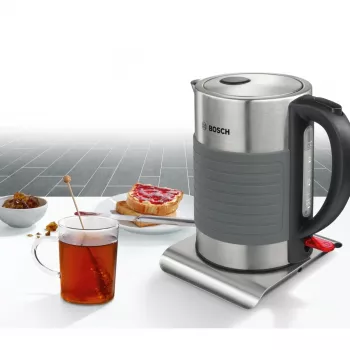 Bosch TWK7S05 elektrinis virdulys 1.7 L 2200 W Juoda, Pilka