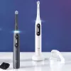 Oral-B iO elektrinis dantų šepetėlis suaugusiems Sukamasis šepetėlis Juodas