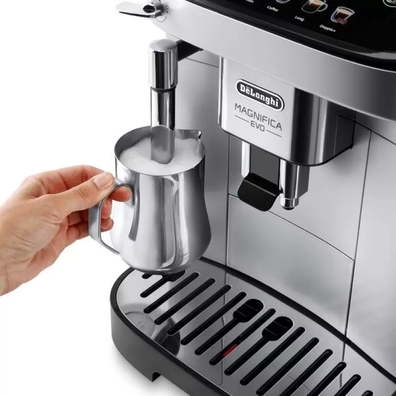 Kombinuotas espreso kavos aparatas De'Longhi Magnifica ECAM290.31.SB — 1,8 L vandens bakas, 250 g pupelių talpa, 15 barų, 2 puodeliai