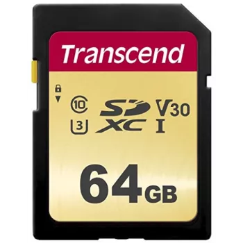 Flash atminties kortelė Transcend 64 GB SDXC UHS-I 500S