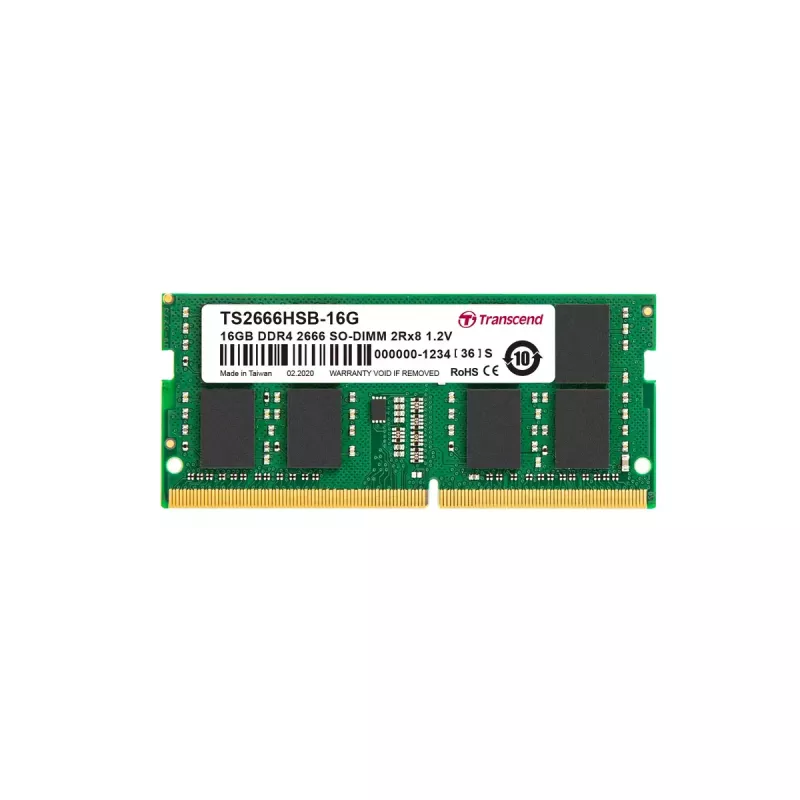 Transcend DDR4-2666 SO-DIMM 16 GB atminties modulis nešiojamam kompiuteriui