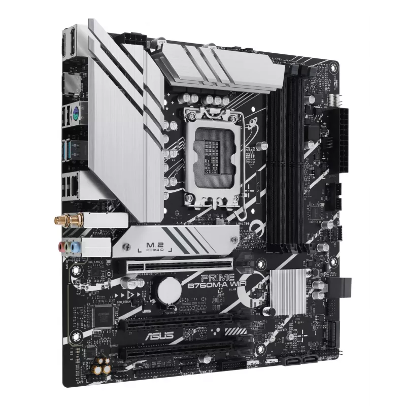 ASUS PRIME B760M-A WIFI Intel B760 LGA 1700 micro ATX pagrindinė plokštė