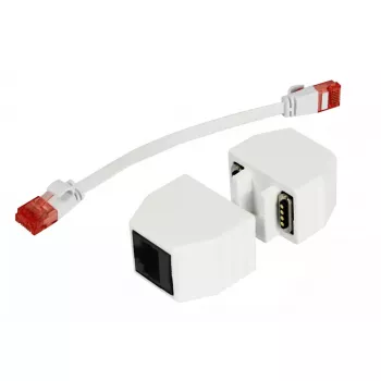 ALLNET ALL-RJ45-MAGNET magnetinė RJ45 jungtis balta 90W
