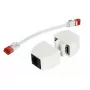 ALLNET ALL-RJ45-MAGNET magnetinė RJ45 jungtis balta 90W
