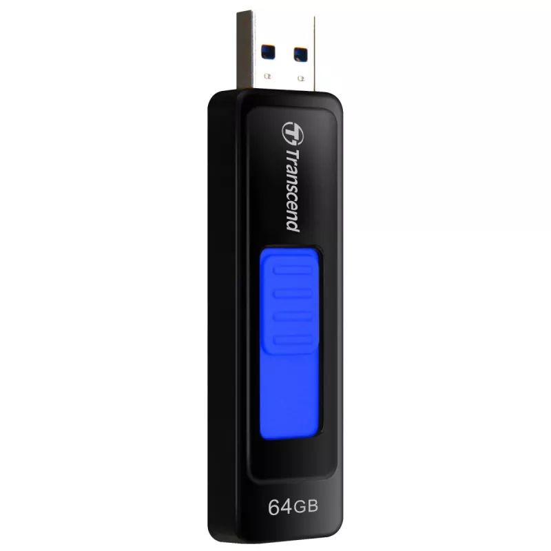 Transcend JetFlash 760 TS64GJF760 USB atmintinė, 64GB, USB 3.1 Gen 1, USB Type-A, juoda