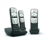 Gigaset A690A Trio belaidis analoginis/DECT telefonas su 3 rageliais, juodas
