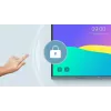 BenQ RE6504 interaktyvus plokščiasis ekranas 165,1 cm (65 col.) 450 cd/m² 4K Ultra HD juodas, pilkas liečiamasis ekranas su įmontuotu procesoriumi Android