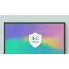 BenQ RE6504 interaktyvus plokščiasis ekranas 165,1 cm (65 col.) 450 cd/m² 4K Ultra HD juodas, pilkas liečiamasis ekranas su įmontuotu procesoriumi Android