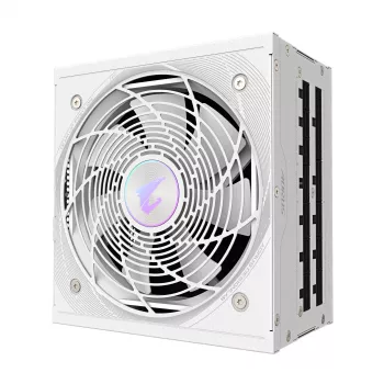 Maitinimo blokas GIGABYTE AORUS ELITE P1000W ATX 3.1 1000W 80 PLUS Platinum visiškai modulinis baltas, 6x (6+2) PCIe, 8 SATA