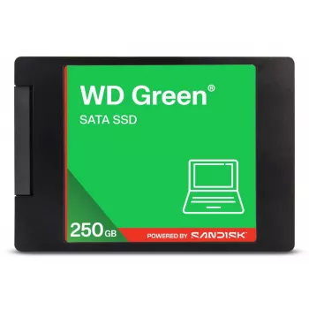 WESTERN DIGITAL SSD WD Green 250GB SATA 6Gb/s 2,5 colio/7 mm dėkle