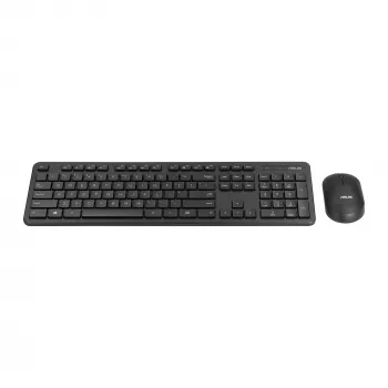 ASUS CW100 belaidė klaviatūra ir pelė, RF 2.4 GHz, USB, juoda