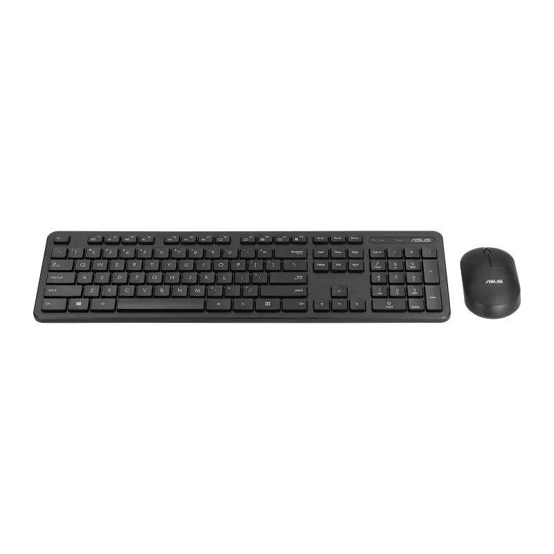 ASUS CW100 belaidė klaviatūra ir pelė, RF 2.4 GHz, USB, juoda