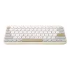ASUS Marshmallow KW100 belaidė Bluetooth klaviatūra QWERTZ smėlio, pilkos, baltos spalvos