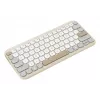 ASUS Marshmallow KW100 belaidė Bluetooth klaviatūra QWERTZ smėlio, pilkos, baltos spalvos
