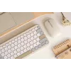 ASUS Marshmallow KW100 belaidė Bluetooth klaviatūra QWERTZ smėlio, pilkos, baltos spalvos