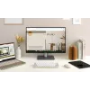 ASUS Marshmallow KW100 belaidė Bluetooth klaviatūra QWERTZ smėlio, pilkos, baltos spalvos