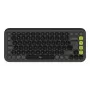 Logitech POP Icon Keys klaviatūra Bluetooth QWERTY US International Graphite Green